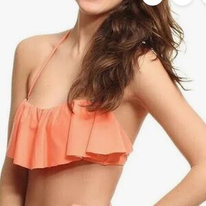 O’Neill Ruffle Halter Bikini in Coral 🪸 SIZE S